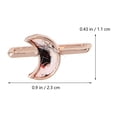 thumbnail image 2 of BESTYASH 4Ud Anillos Decorativos Dorados Para Correa Smartwatch Con Detalles Exquisitos, 2 of 8