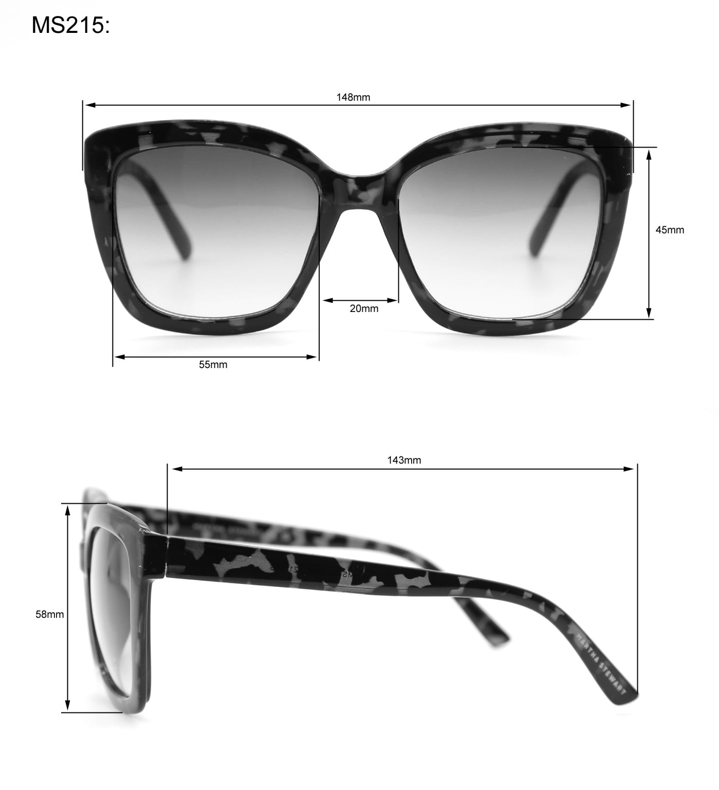 Martha Stewart Women's MS215 Retro UVA and UVB Protective Square