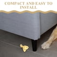 thumbnail image 3 of ADDHAT 8Ud Patas Decorativas Metálicas Vintage En Zinc Dorado Para Y Mobiliario Retro, 3 of 6