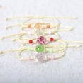 thumbnail image 2 of Nvzi Pulsera de flores hecha a mano - Pulsera de resina, pulsera ajustable, pulsera de flores - 2 piezas, color blanco, 2 of 3