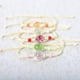 thumbnail image 2 of Nvzi Pulsera de flores hecha a mano - Pulsera de resina, pulsera ajustable, pulsera de flores - 2 piezas, azul oscuro, 2 of 3