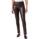 thumbnail image 1 of Gloria Vanderbilt Womens FAUX LEATHER Tapered Slim Leggings Casual Pants, darkbrown, 10, 1 of 1