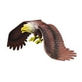 thumbnail image 3 of Figura de águila simulada, modelo de animal, pájaro, decoración, textura realista, águila L Marrón, 3 of 9