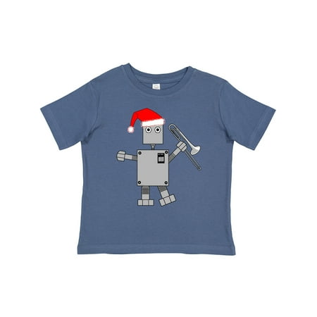 

Inktastic Trombone Santa Hat Robot Gift Toddler Boy or Toddler Girl T-Shirt