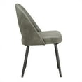 thumbnail image 5 of Weston Home Kolten Upholstered Dining Chairs, Set of 2, Light Gray PU Leather, 5 of 9