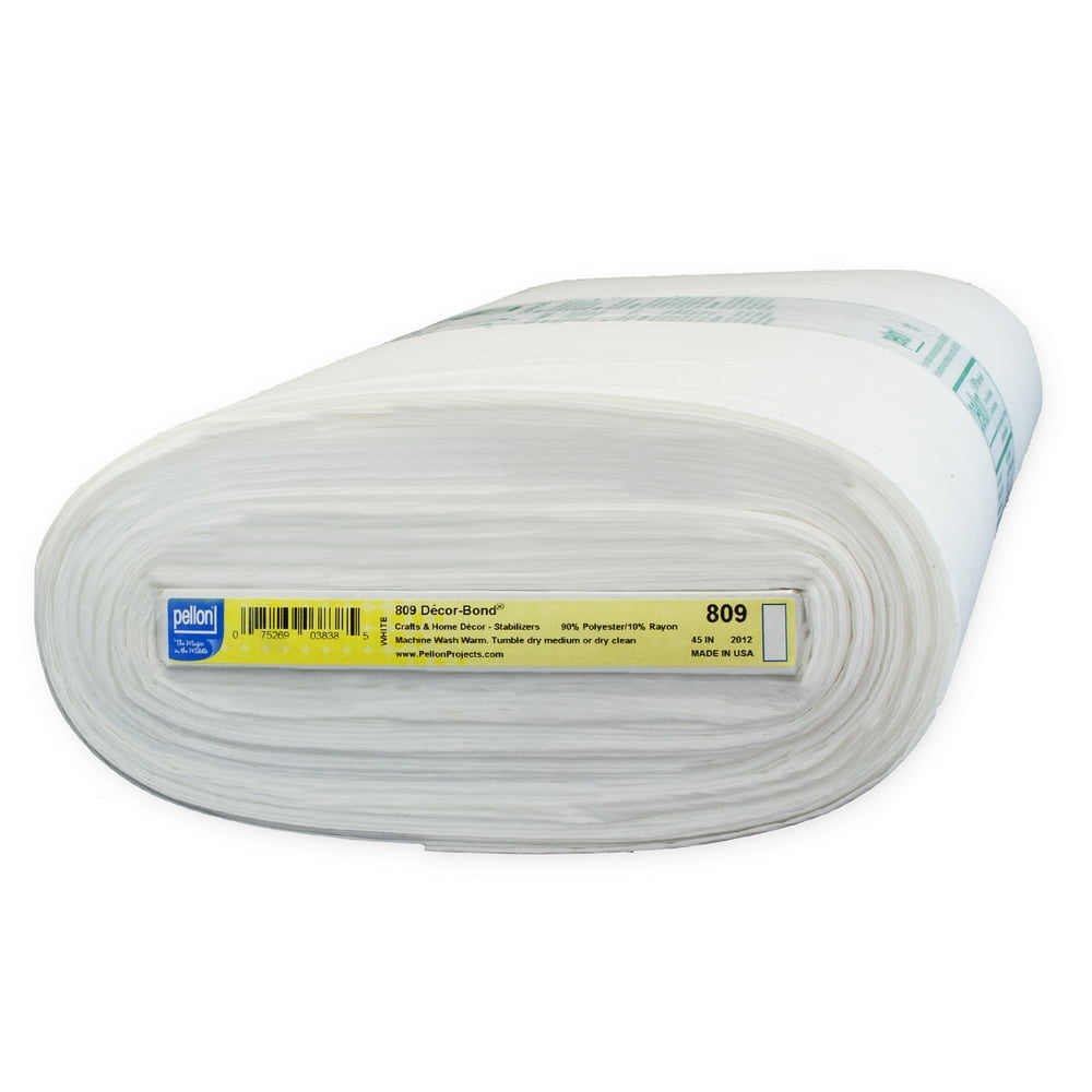 Pellon 809 Decor-Bond Flat White - 45" x 10 yds Bolt - Walmart.com