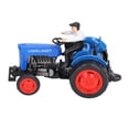 thumbnail image 4 of Kids Farm Vehicle Toys, Develop Communication Skill Plastic Highly Simulation Farm Tractor Toy  For Home Play Blue, 4 of 8