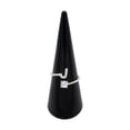 thumbnail image 4 of Anillo Ajustable Letra J Inicial Plata Fina .925 Joyería, 4 of 4