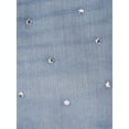 thumbnail image 2 of The Children's Place Girls Pull On Rhinestone Star Shortie Jean Shorts, Sizes 4-16, 2 of 4