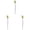 White*3, variant on Wire Bristle Brush,Copper Wire Toothbrush,Mini Long Handle Scratch Wire Toothbrush,Multi-purpose Wire Brush for Sink,Pots,Pans,Cleaning and Rust Removing,0.78x7.16 inch(White*2)
