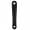 Black-Rhombic Hole, variant on Garosa 170mm Bike Aluminum Alloy Left Single Chain Crank Arm Replacement Accessory, Bike Left Crank, Bike Accessory
