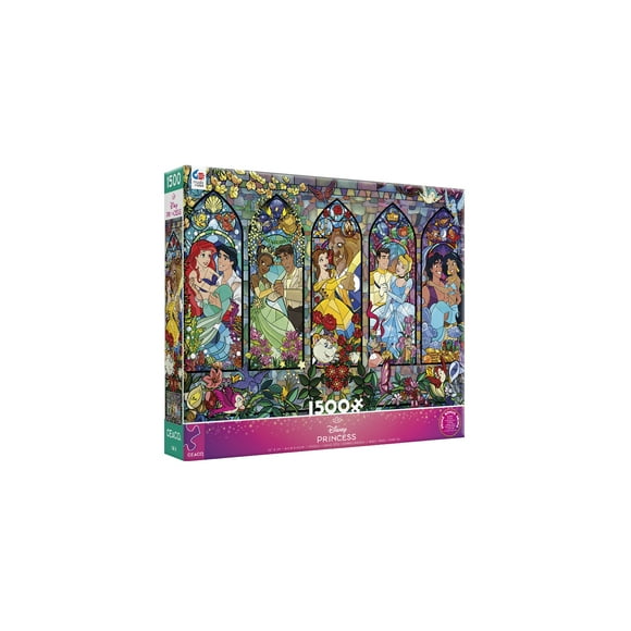 Ceaco Disney Princess Castle Royal Windows 1500-Piece Interlocking Jigsaw Puzzle