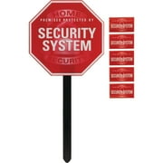 GE 45400 Security Yardstake Sign with Window Stickers