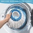 thumbnail image 4 of juego de 2 cabezales de repuesto Clean Twist Disc Mop, ideal para baldosas y suelos de piedra, microfibra absorbente de agua y suciedad, fregonas de repuesto, fácil de cambiar, 4 of 5