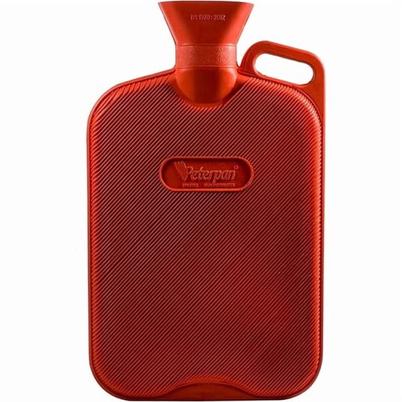Fu997 Hot Water Bottle with Cover, Extra Large Extra Thick Hot Water Bag for Pain Relief, Thicker Higher Quality Rubber for Better Insulation, BPA & Phthalates Free, Holds 90 Fl Oz, Red