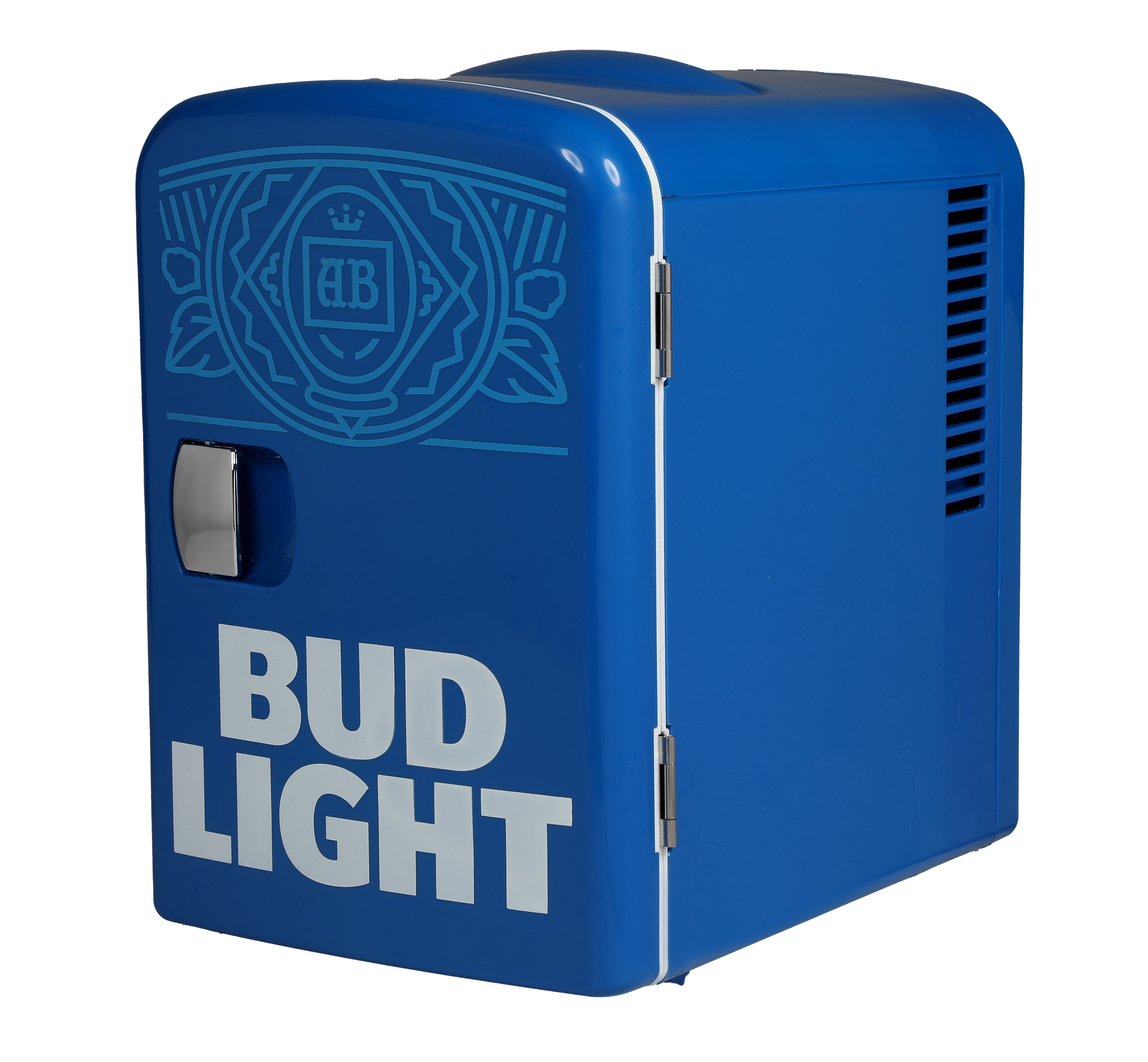 Bud Light Mini Beverage Fridge, Blue, 11''x7.5''x10'' - Walmart