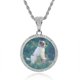 thumbnail image 1 of Jumpingount Collar de medallones, collares de diseño especial a la moda, cadenas colgantes de estilo Simple, joyería personalizada decorativa Ropa, zapatos y accesorios Miscelánea Platina Jumpingount AP015429-02, 1 of 6
