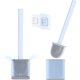 thumbnail image 1 of Escobilla de baño, escobilla de baño de silicona para inodoro Cepillo, muy adecuado para esquinas y espacios pequeños entre el inodoro y la pared (azul) -, 1 of 4