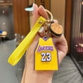 thumbnail image 1 of Colgante de mochila, llavero con camiseta de estrella de baloncesto, llavero conmemorativo de baloncesto, llavero de coche con características mejoradas, 1 of 1