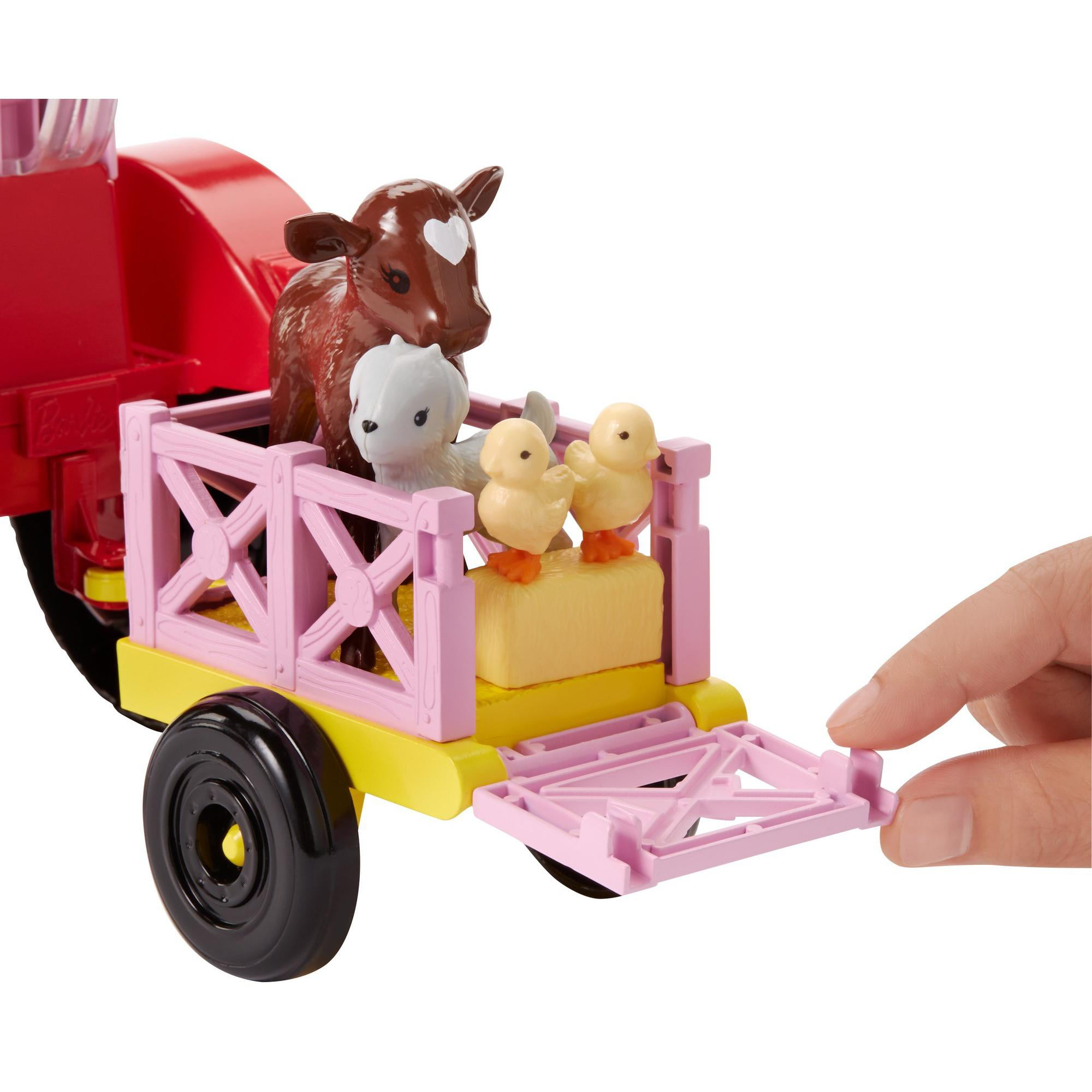 lettergreep Mijnenveld Beschaven Barbie Careers Farmer Doll and Tractor with Themed Accessories - Walmart.com