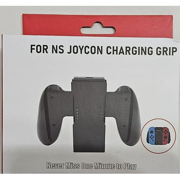 Universal JoyCon Charging Grip for Nintendo Switch, Switch Controller Holder for Switch Joy Con and 3rd party controller Black