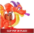Spin Master Paw Patrol Rescue Knights - Draak Sparks Met Supervleugels En Pup Claw   Actiefigurenset