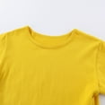 thumbnail image 5 of Lovzfmll Boys & Girls Comfort Fit Short Sleeve Tee, Solid Color Casual Play Top, Soft Everyday Essential Shirt for Newborn 6-12 Months, 5 of 9