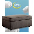 thumbnail image 2 of Serta Ottoman de Rangement Olin en Frêne, 2 of 9