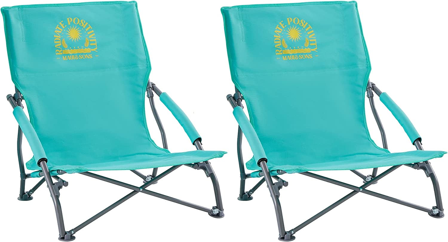 Maui and Sons Comfort Sling Back Bag Beach Camping Picnic Chair