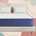 thumbnail image 4 of BMMB 10" King Individual Coils Spring High Density Gel Memory Foam Hydrid Mattress Anti-Fire, 4 of 11