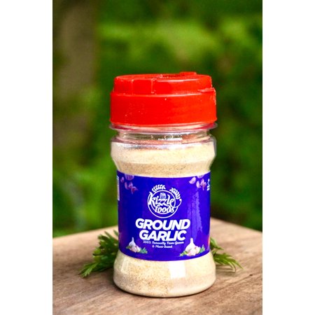 KizzleFoods Ground Garlic, 3.5 oz
