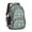 Green Alligators Icons, variant on White Colorful Dinosaur Decoration Pattern Cute School Backpack Bag with Padded Back and Adjustable Shoulder Straps 16.9 X 12.6 X 5.9 Inches