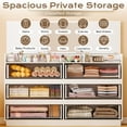thumbnail image 5 of Ktaxon 6 Drawer Double Dresser with Mirrow Wood Dresser Storage Cabinet Drawer Organizer Chest of Drawers, White, 5 of 16