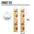 thumbnail image 7 of SEANATIVE Thanksgiving Porch Flags 2 Piece Fall Maple Leaf Party Porch Flag Banner Holiday Anniversary Hanging Banner Flag for Yard Indoor Outdoor Wedding 12.6 x 70.9 Inch, 7 of 7