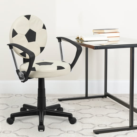 Emma Oliver Soccer Swivel Task Office Chair with Arms