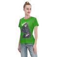 thumbnail image 4 of T-Shirt Basique à Manches Courtes pour Femmes Demon Slayer : Shitou Wuichiro, 4 of 6