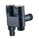 thumbnail image 4 of Válvula de cierre angular de tres vías, conector en T de válvula triangular, rosca de control de agua Negro, 4 of 9