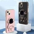 thumbnail image 2 of 3D Astronaut Phone Case Anti-Drop Electroplating Bracket, 2 of 10