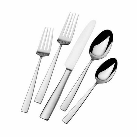 Mikasa Everett 101-piece 18/10 Stainless Steel Flatware Set Service for 12
