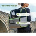 thumbnail image 2 of Backpack  for Travel & Hiking, Breathable  with Storage Pockets, Small Dog Bag for Outdoor Walking,, 2 of 8