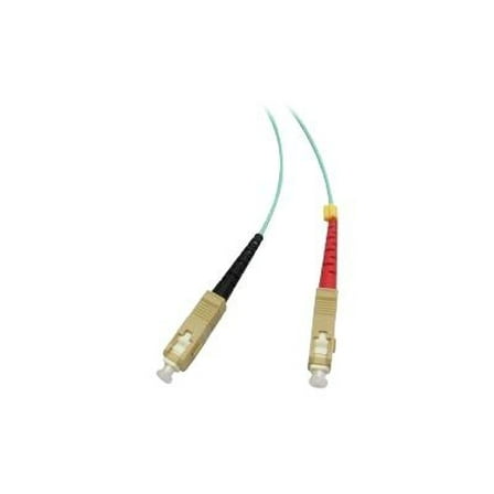 CableWholesale.com - Network cable - LC multi-mode (M) to SC multi-mode (M) - 10 m - 10 m - fiber optic - 50 / 125 micron - aqua