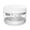 White, variant on Multifunctional Denture Container With Leakproof Storage and Ventilated Layers Secure Carry Elderly Organization