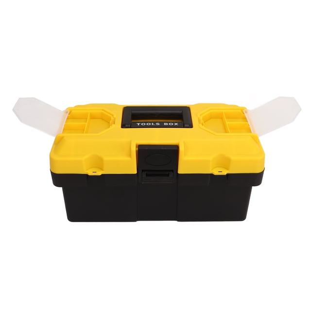 Caja De Herramientas De Plástico, Versátil Caja De Herramientas Portátil De 2 Capas Con Para Garaje Para Artesano