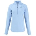 thumbnail image 2 of Women's Cutter & Buck  Powder Blue Buffalo Bills Peshastin Eco Fleece Recycled Half-Zip Top, 2 of 3