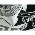 thumbnail image 4 of Ambesonne Retro Quilted Bedspread Set 3 Pcs, Spartan, King Size, Grey Black White, 4 of 5
