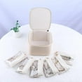 thumbnail image 7 of Travel Jewelry Box with Small Pouches, Travel Jewelry Box Organizer Small Jewelry Case, Jewelry Organizer with 6 Pcs Velvet Jewelry Pouches, for Travel Accessories Birthday Christmas Gifts, 7 of 7