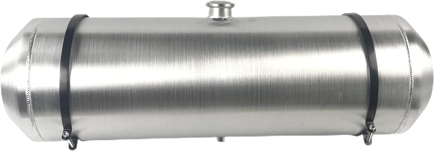 JSD 19 1/4 Gallon Auxiliary Aluminum Gas Tank / Fuel Tank 12 x 40" Center Fill 3/8" NPT Outlet