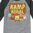 thumbnail image 3 of Kamp Koral - Kamp Koral Group - Toddler & Youth Raglan Graphic T-Shirt, 3 of 5