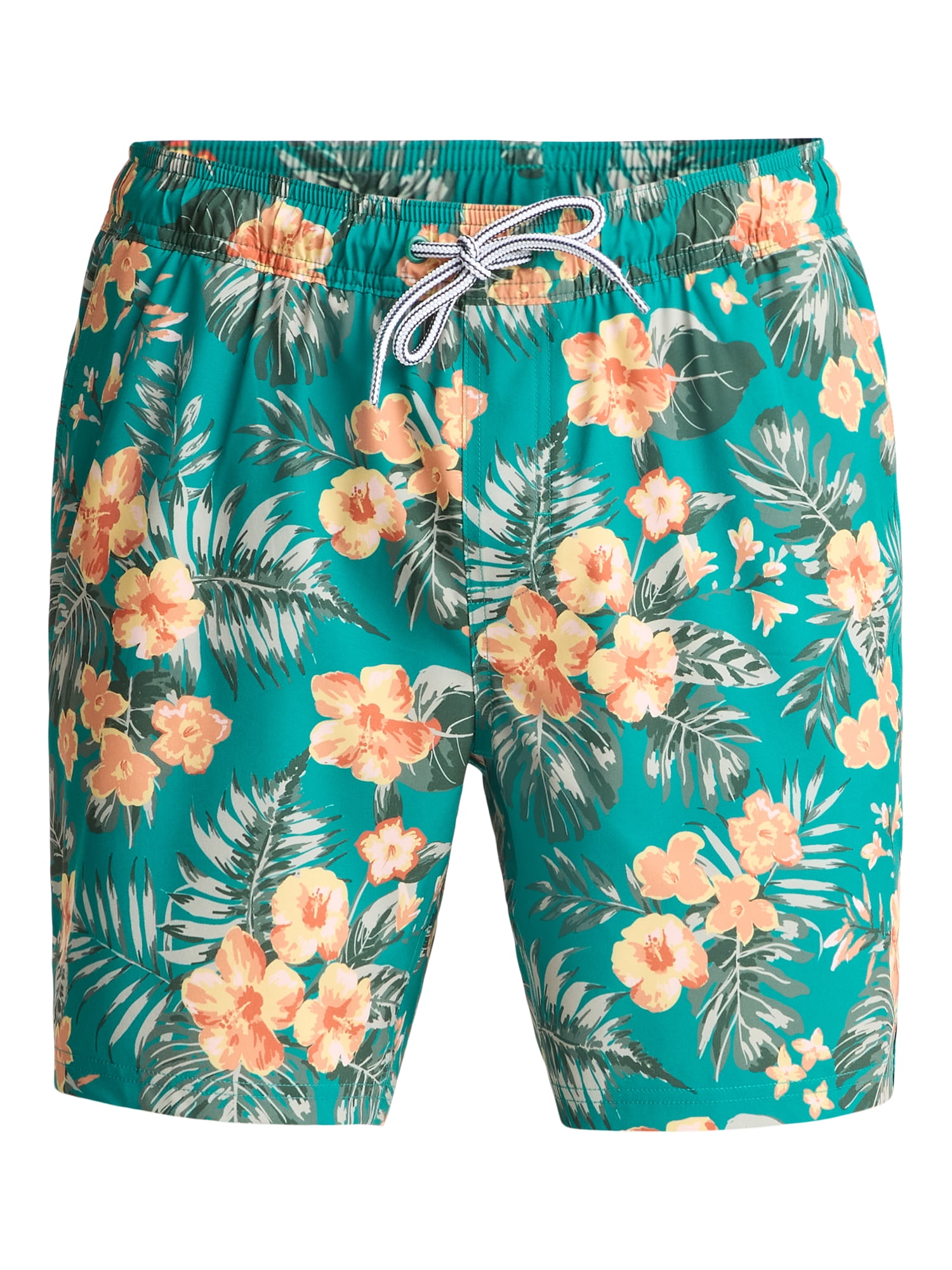 George Men's & Big Men's Performance Lined Swim Trunks, 7" Inseam, Sizes S-3XL