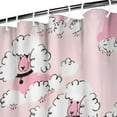 thumbnail image 3 of Doodle Poodle Image Shower Curtain 72"x84" ,Bathroom Decorative Shower Curtains Set with 12 Hooks,Modern Waterproof Washable Shower Curtain, 3 of 6